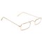 Old Man Costume Glasses - Rectangular Granny Dress Up Eyeglasses - 1 Pair